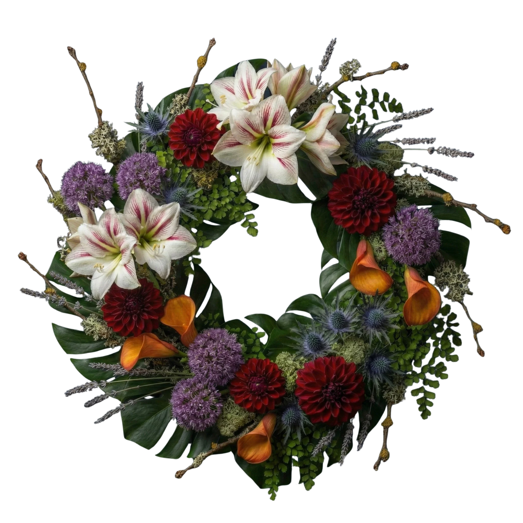 Floral workshop background